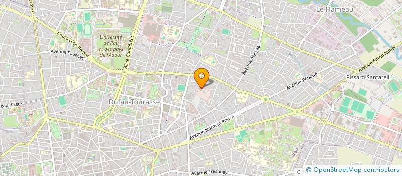 localisation de l'entreprise COMITE DES FETES C.R.S.25 à PAU