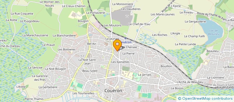 localisation de l'entreprise COMITE DES FETES CHABOSSIERE à COUERON
