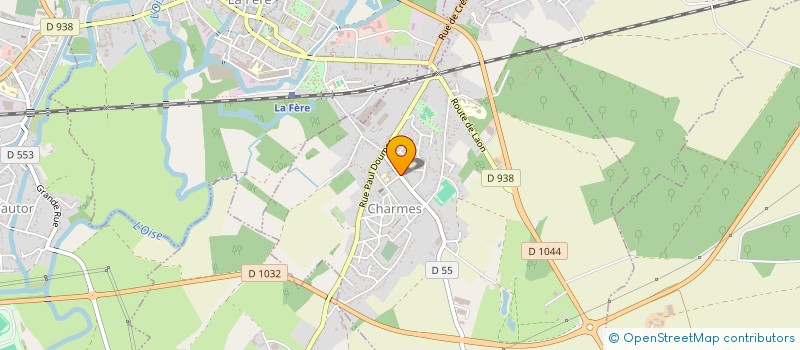 localisation de l'entreprise COMITE DES FETES CHARMOIS  CHARMES