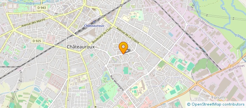 localisation de l'entreprise COMITE DES FETES CITE ST JEAN à CHATEAUROUX