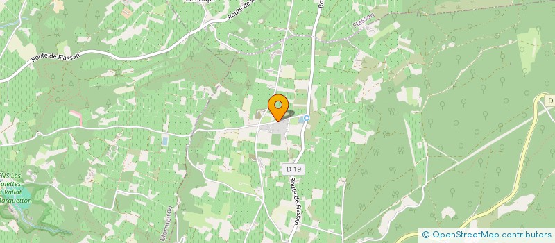 localisation de l'entreprise COMITE DES FETES COMMUNAL  MORMOIRON