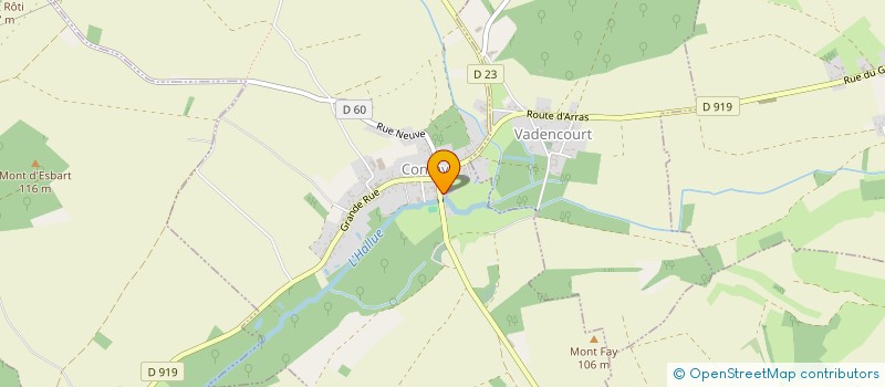 localisation de l'entreprise COMITE DES FETES COMMUNAL DE CONTAY  CONTAY