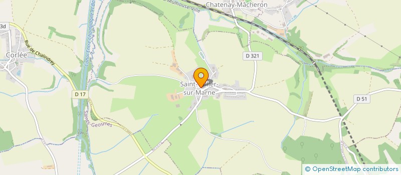 localisation de l'entreprise COMITE DES FETES COMMUNALES à SAINT-VALLIER-SUR-MARNE