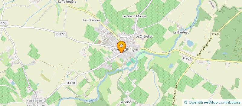 localisation de l'entreprise COMITE DES FETES COMMUNALES DES CERQUEUX SOUS PASSAVANT à LYS-HAUT-LAYON