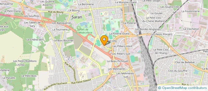 localisation de l'entreprise COMITE DES FETES CRS 51 à SARAN
