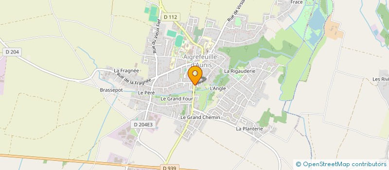 localisation de l'entreprise COMITE DES FETES D'AIGREFEUILLE D'AUNIS  AIGREFEUILLE-D'AUNIS