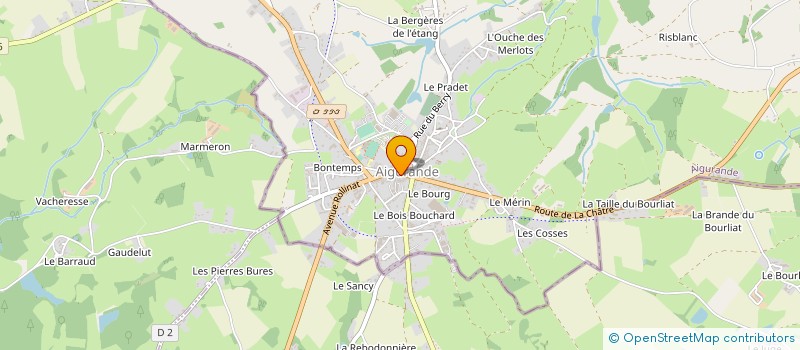 localisation de l'entreprise COMITE DES FETES D'AIGURANDE à AIGURANDE