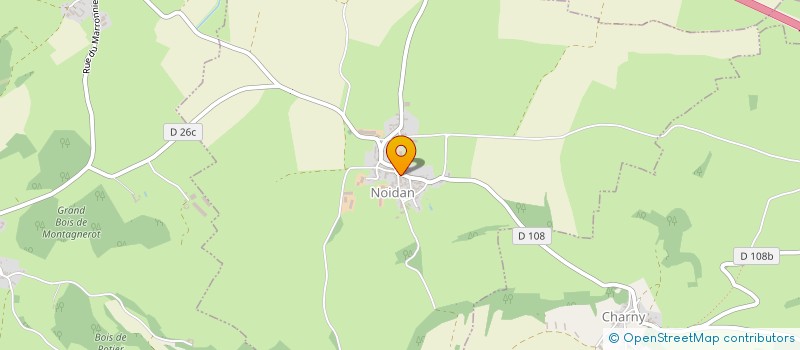 localisation de l'entreprise COMITE DES FETES D'AISY SOUS THIL  AISY-SOUS-THIL