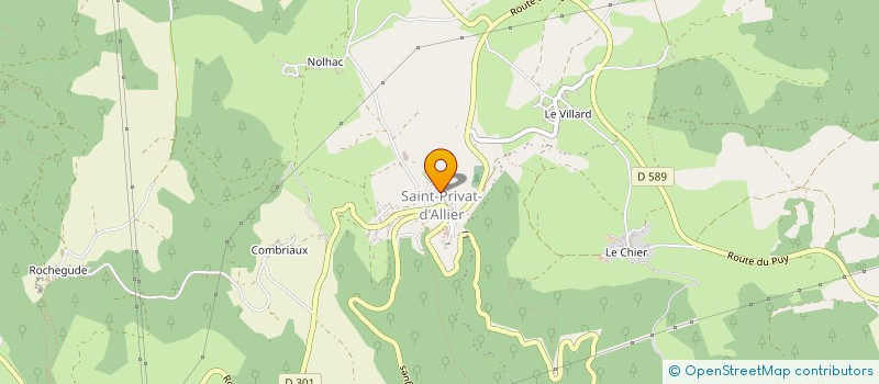 localisation de l'entreprise COMITE DES FETES D'ALLEYRAS  ALLEYRAS