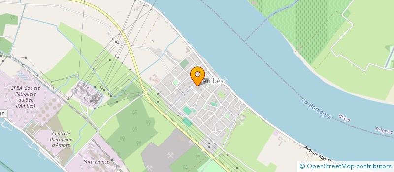 localisation de l'entreprise COMITE DES FETES D AMBES à AMBES
