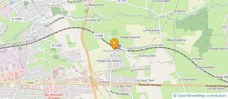 localisation de l'entreprise COMITE DES FETES D'ANCTOVILLE SUR BOSCQ  ANCTOVILLE-SUR-BOSCQ