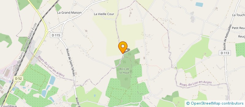 localisation de l'entreprise COMITE DES FETES D ANDARD  LOIRE-AUTHION