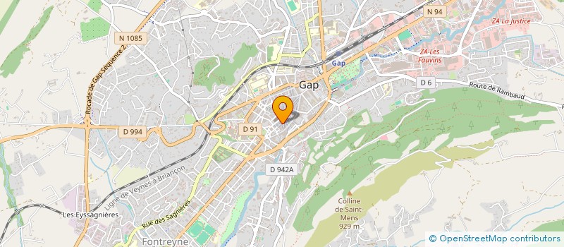 localisation de l'entreprise COMITE DES FETES D ANIMATIONS DE LA VILLE DE GAP  GAP