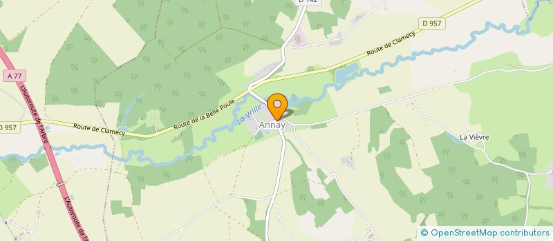 localisation de l'entreprise COMITE DES FETES D'ANNAY  ANNAY