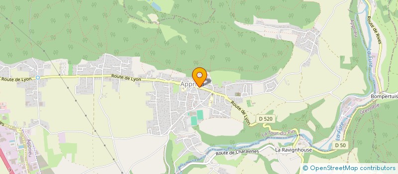 localisation de l'entreprise COMITE DES FETES D'APPRIEU  APPRIEU