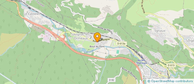 localisation de l'entreprise COMITE DES FETES D'ASCOU à ASCOU