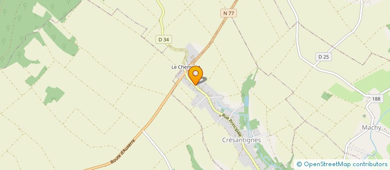 localisation de l'entreprise COMITE DES FETES D'ASSENAY  ASSENAY