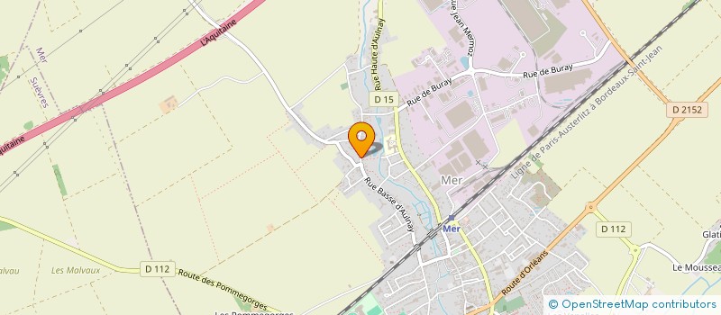 localisation de l'entreprise COMITE DES FETES D AULNAY  MER