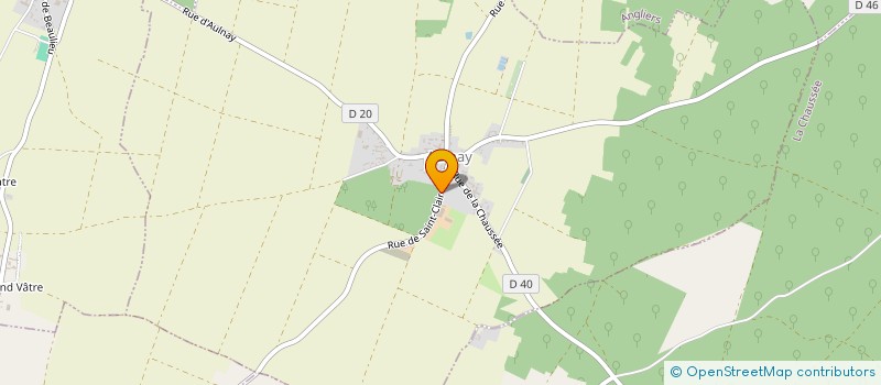 localisation de l'entreprise COMITE DES FETES D AULNAY  AULNAY