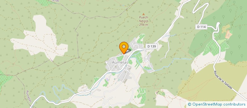 localisation de l'entreprise COMITE DES FETES D'AUMELAS  AUMELAS