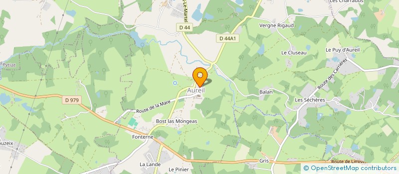 localisation de l'entreprise COMITE DES FETES D'AUREIL à AUREIL