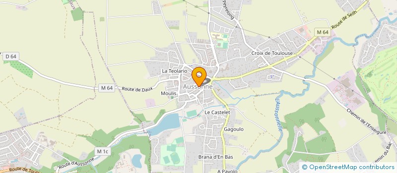 localisation de l'entreprise COMITE DES FETES D'AUSSONNE à AUSSONNE