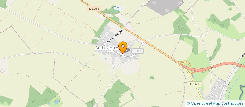 localisation de l'entreprise COMITE DES FETES D'AUTHEVERNES  AUTHEVERNES