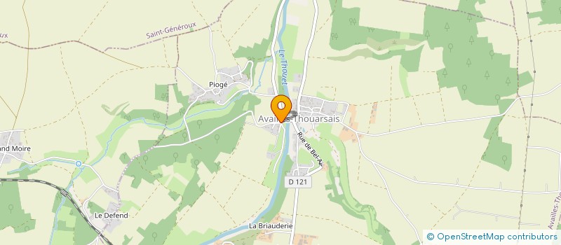 localisation de l'entreprise COMITE DES FETES D'AVAILLES THOUARSAIS  AVAILLES-THOUARSAIS