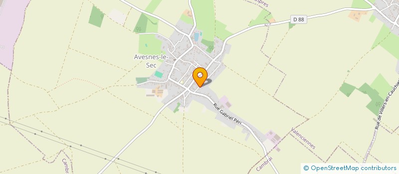 localisation de l'entreprise COMITE DES FETES D'AVESNES LE SEC à AVESNES-LE-SEC