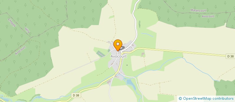 localisation de l'entreprise COMITE DES FETES D'AVOCOURT à AVOCOURT