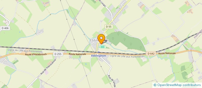 localisation de l'entreprise COMITE DES FETES D'EBBLINGHEM à EBBLINGHEM
