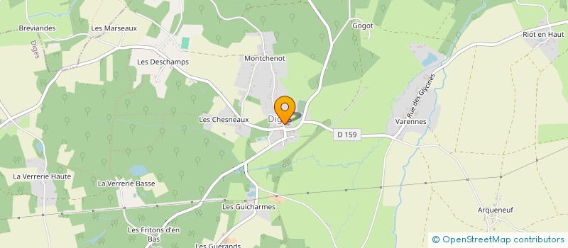 localisation de l'entreprise COMITE DES FETES D'EGLENY ET ASSOCIATIONS SPORTIVES  EGLENY