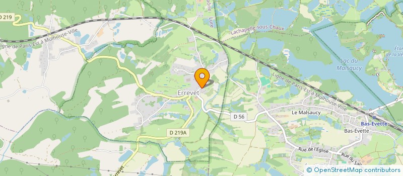 localisation de l'entreprise COMITE DES FETES D'ERREVET  ERREVET