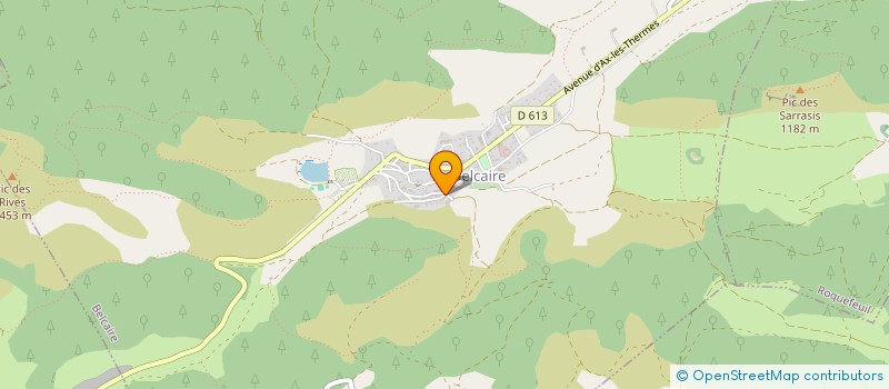 localisation de l'entreprise COMITE DES FETES D'ESPEZEL  ESPEZEL