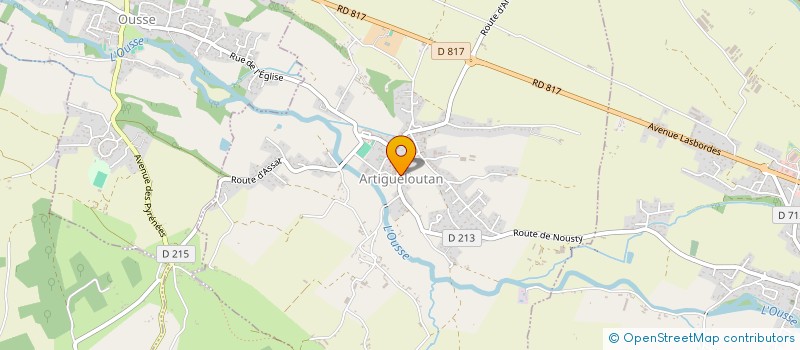 localisation de l'entreprise COMITE DES FETES D ESPOEY  ESPOEY