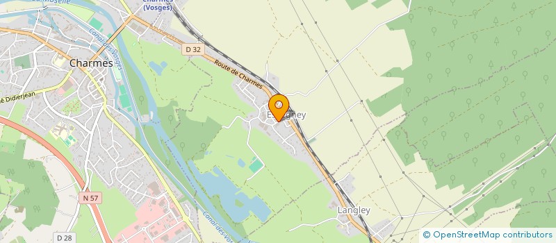 localisation de l'entreprise COMITE DES FETES D'ESSEGNEY - LANGLEY  ESSEGNEY