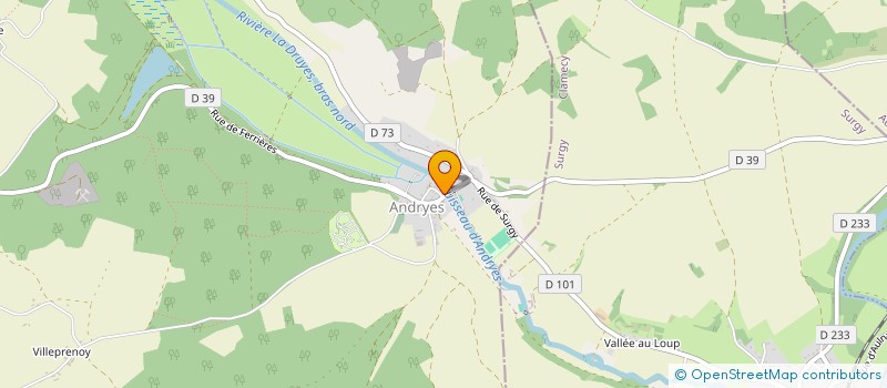 localisation de l'entreprise COMITE DES FETES D'ETAIS LA SAUVIN  ETAIS-LA-SAUVIN