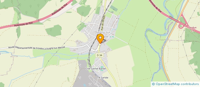 localisation de l'entreprise COMITE DES FETES D'HAUDAINVILLE à HAUDAINVILLE