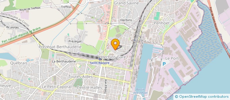 localisation de l'entreprise COMITE DES FETES D'HERBINS (C.F.H.)  SAINT-NAZAIRE