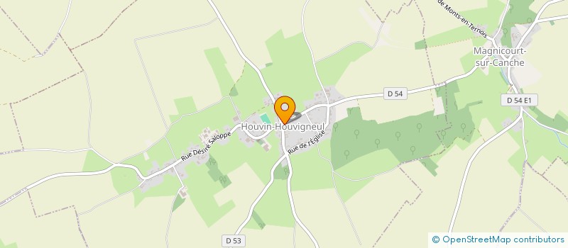 localisation de l'entreprise COMITE DES FETES D HOUVIN-HOUVIGNEUL  HOUVIN-HOUVIGNEUL