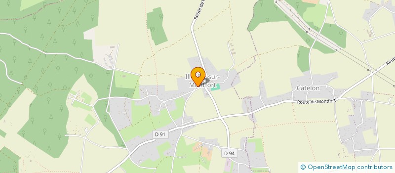localisation de l'entreprise COMITE DES FETES D'ILLEVILLE SUR MONTFORT  ILLEVILLE-SUR-MONTFORT