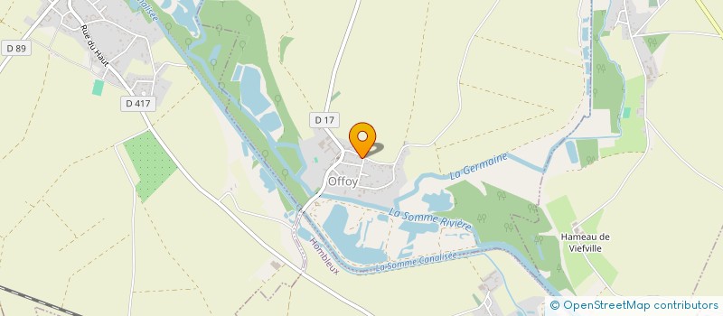 localisation de l'entreprise COMITE DES FETES D'OFFOY  OFFOY