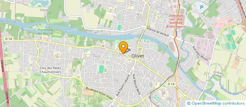localisation de l'entreprise COMITE DES FETES D OLIVET à OLIVET