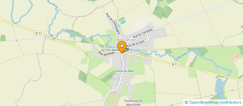 localisation de l'entreprise COMITE DES FETES D'ONJON  ONJON