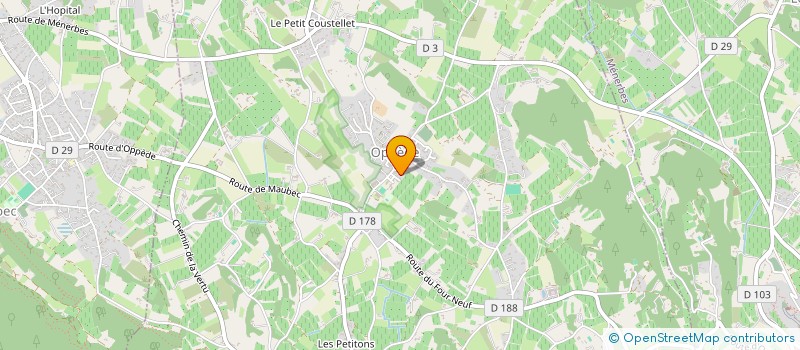 localisation de l'entreprise COMITE DES FETES D OPEDE  OPPEDE