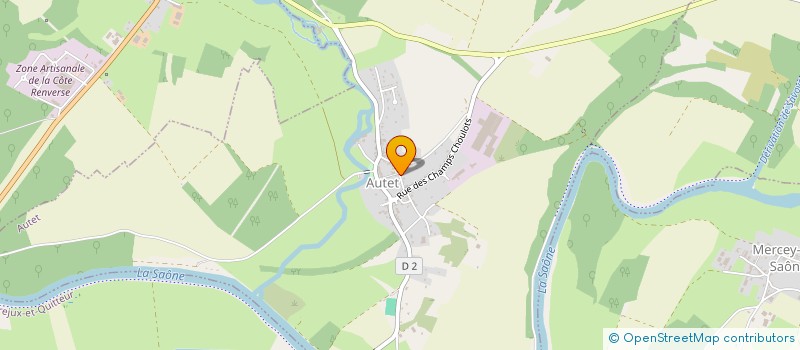 localisation de l'entreprise COMITE DES FETES DE AUTET  AUTET