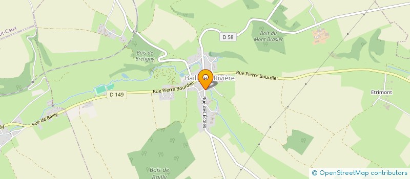 localisation de l'entreprise COMITE DES FETES DE BAILLY-EN-RIVIERE  BAILLY-EN-RIVIERE