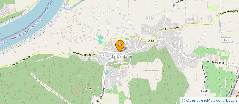 localisation de l'entreprise COMITE DES FETES DE BARBENTANE  BARBENTANE