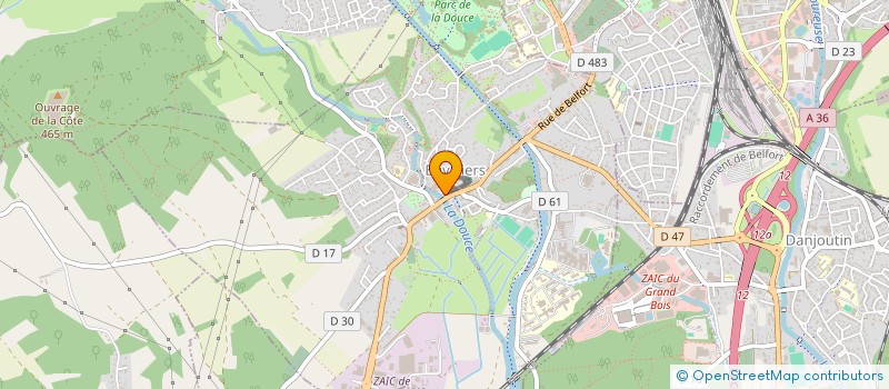 localisation de l'entreprise COMITE DES FETES DE BAVILLIERS à BAVILLIERS