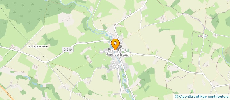localisation de l'entreprise COMITE DES FETES DE BEAUMONT PIED DE BOEUF  BEAUMONT-PIED-DE-BUF